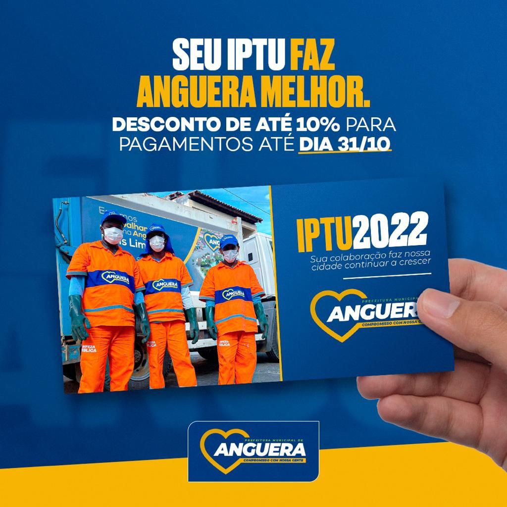 SEU IPTU FAZ ANGUERA MELHOR