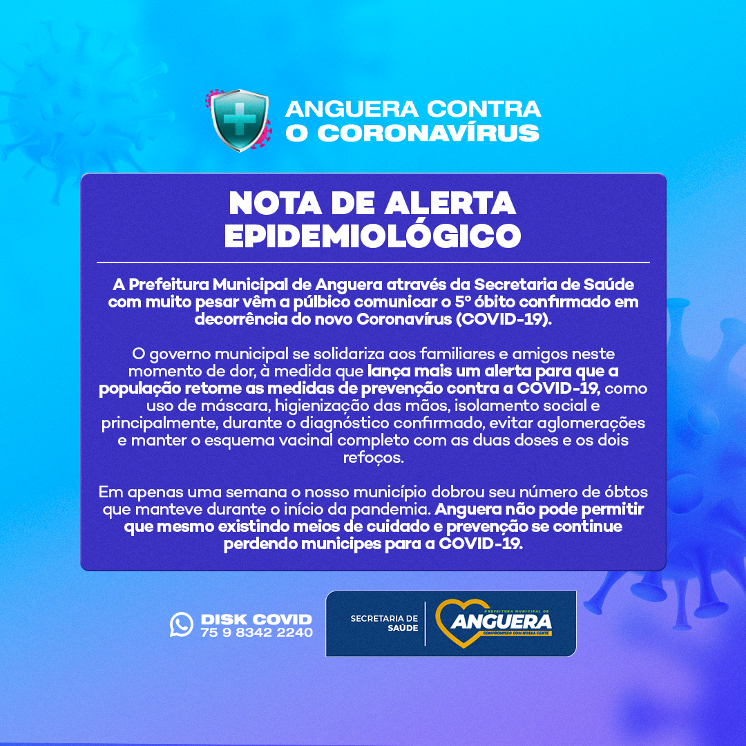 NOTA DE ALERTA EPIDEMIOLÓGICO